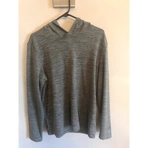 Avalanche Outdoor Supply Company Greenish Gray Hooded Long Sleeve Shirt Mens L